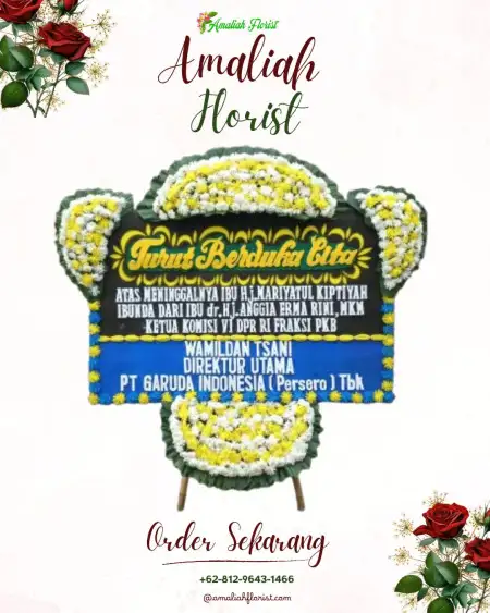 Papan Bunga Duka Garden Party Sentul